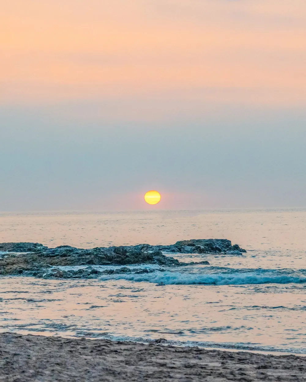 Atardecer sobre el océano en Costa Rica